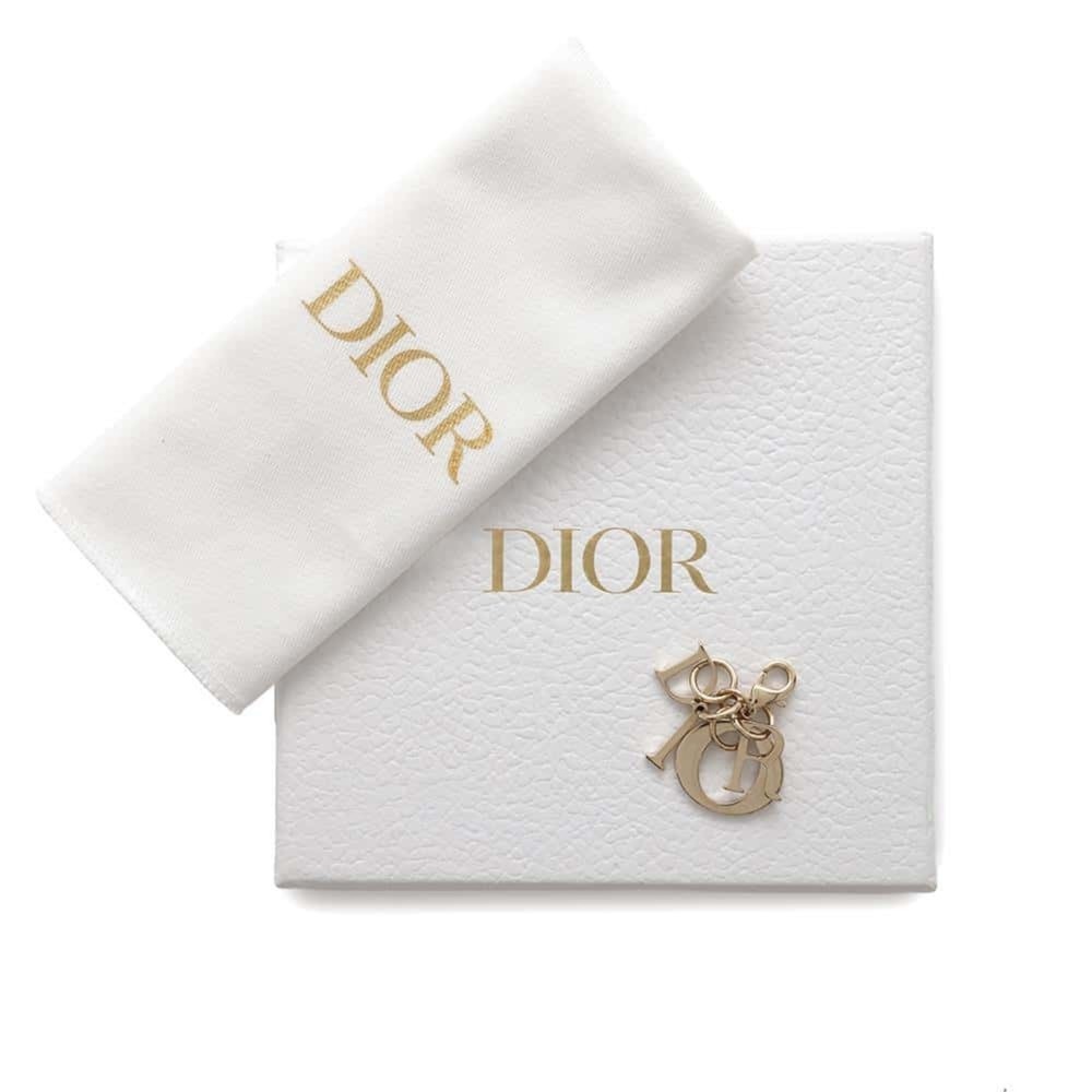 CHRISTIAN DIOR Tri-fold Wallet Lady Lotus Cannage Black S0181ONMJ - Picture 15 of 15